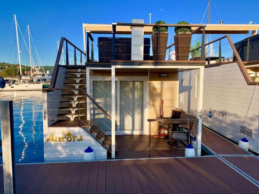 Floating Sea House Aurora Villa Portorož Exteriör bild